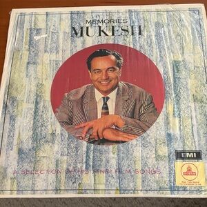 Memories of Mukesh songs. His hit songs Vinyl Record